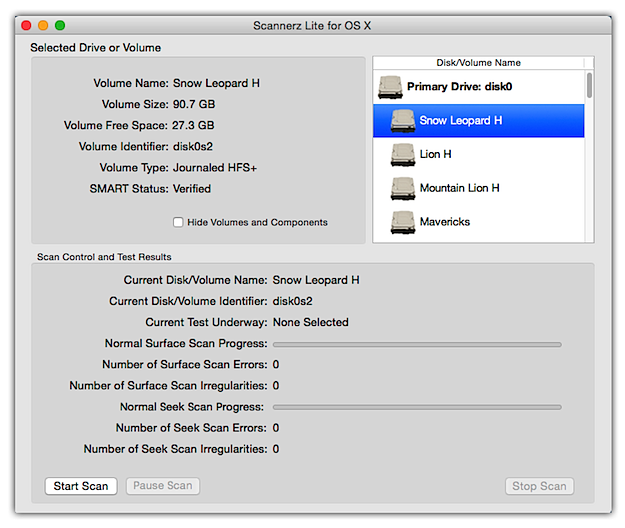 Scannerz Lite User
Interface